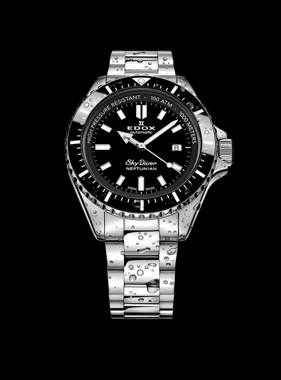 EDOXが「スカイダイバー ネプチュニアン オートマティック」を発表