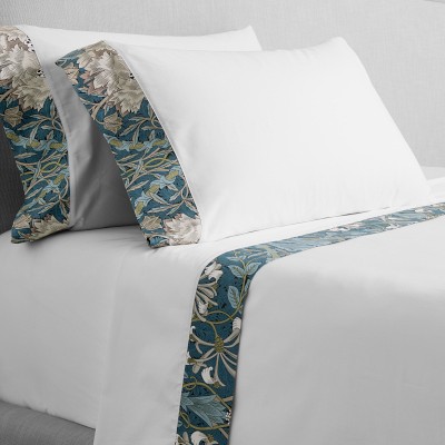 Morris & Co. Honeysuckle Tulip Duvet Cover | Williams Sonoma