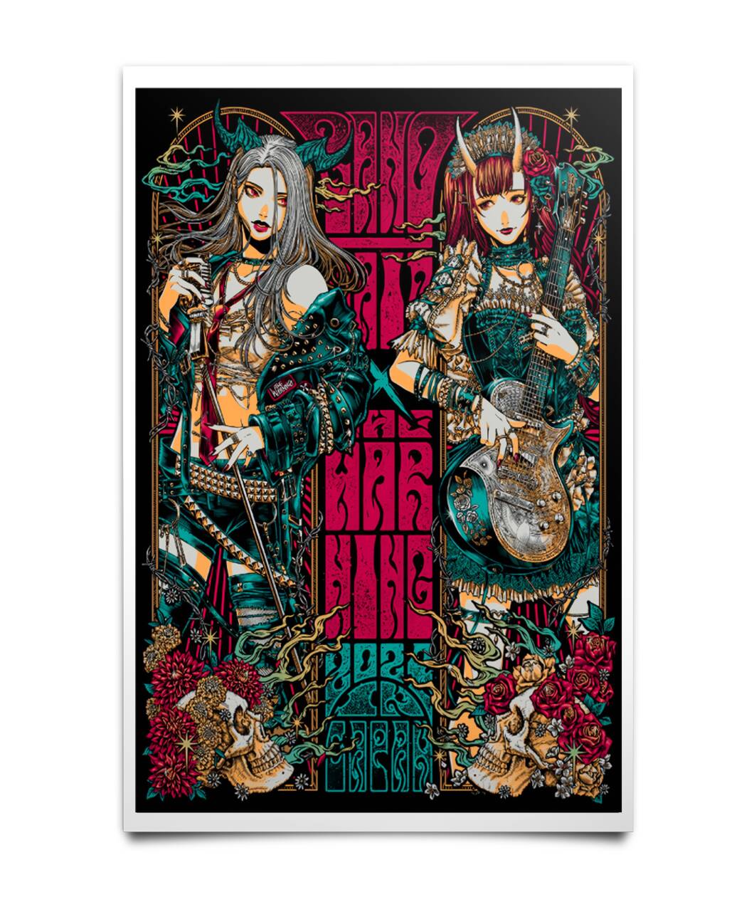 BAND-MAID With The Warning Jun 12 2024 Show In Japan Poster