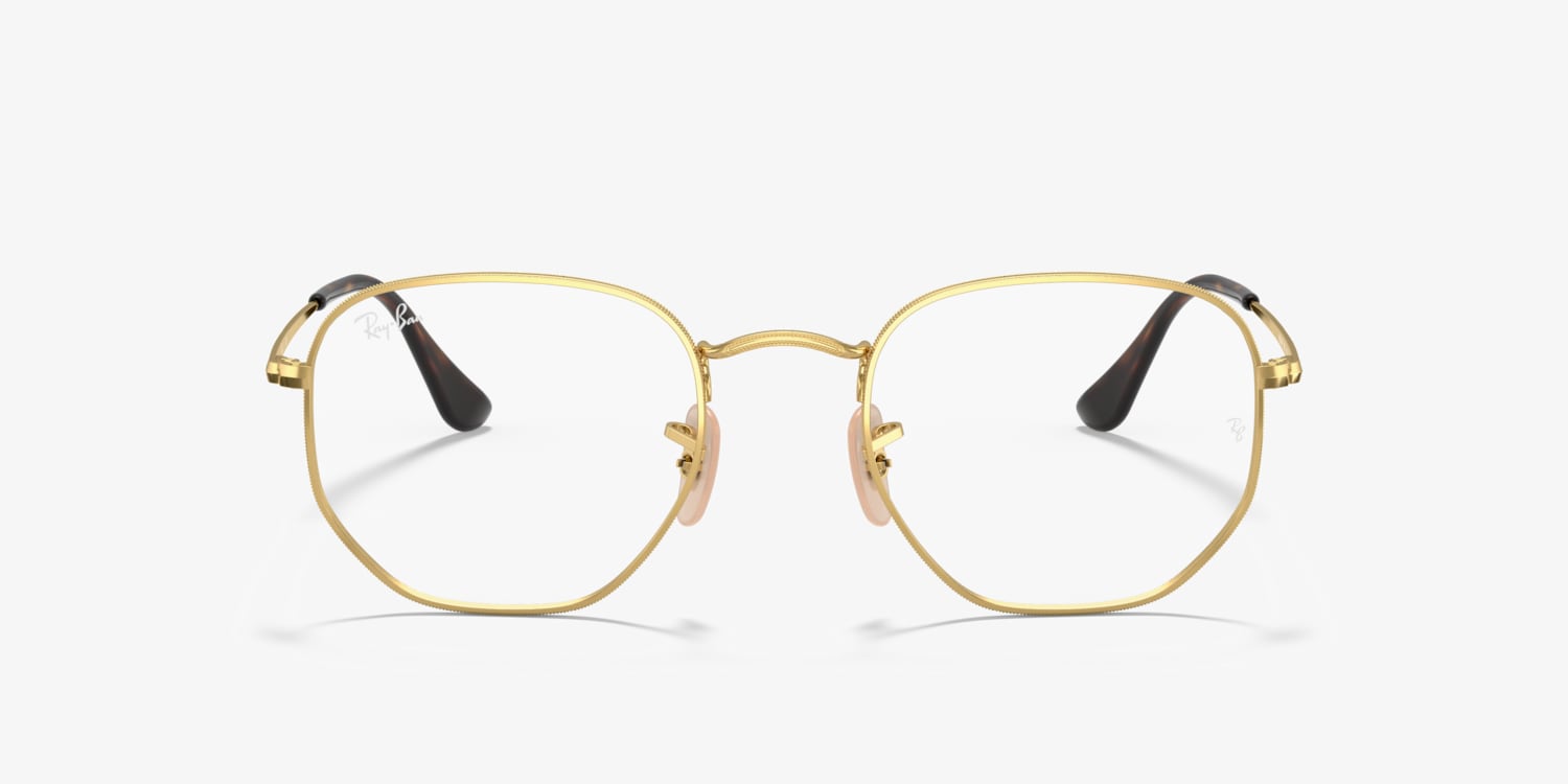 Ray-Ban RB6448 Hexagonal Optics Eyeglasses | LensCrafters