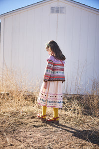 Cotton knitted cardigan vintage inspired child. – Apolina