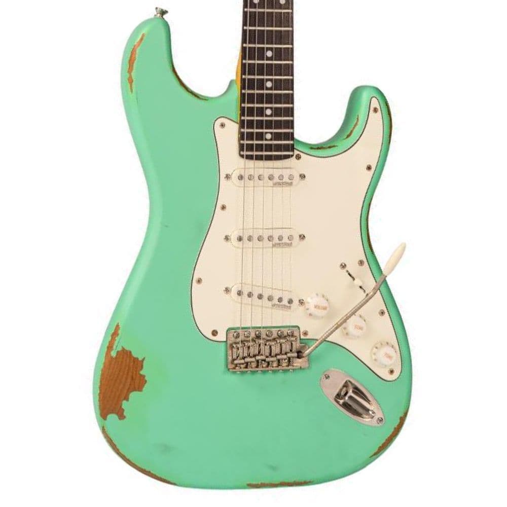 英国VINTAGE社ICONシリーズ v6スプラッター塗装ストラト