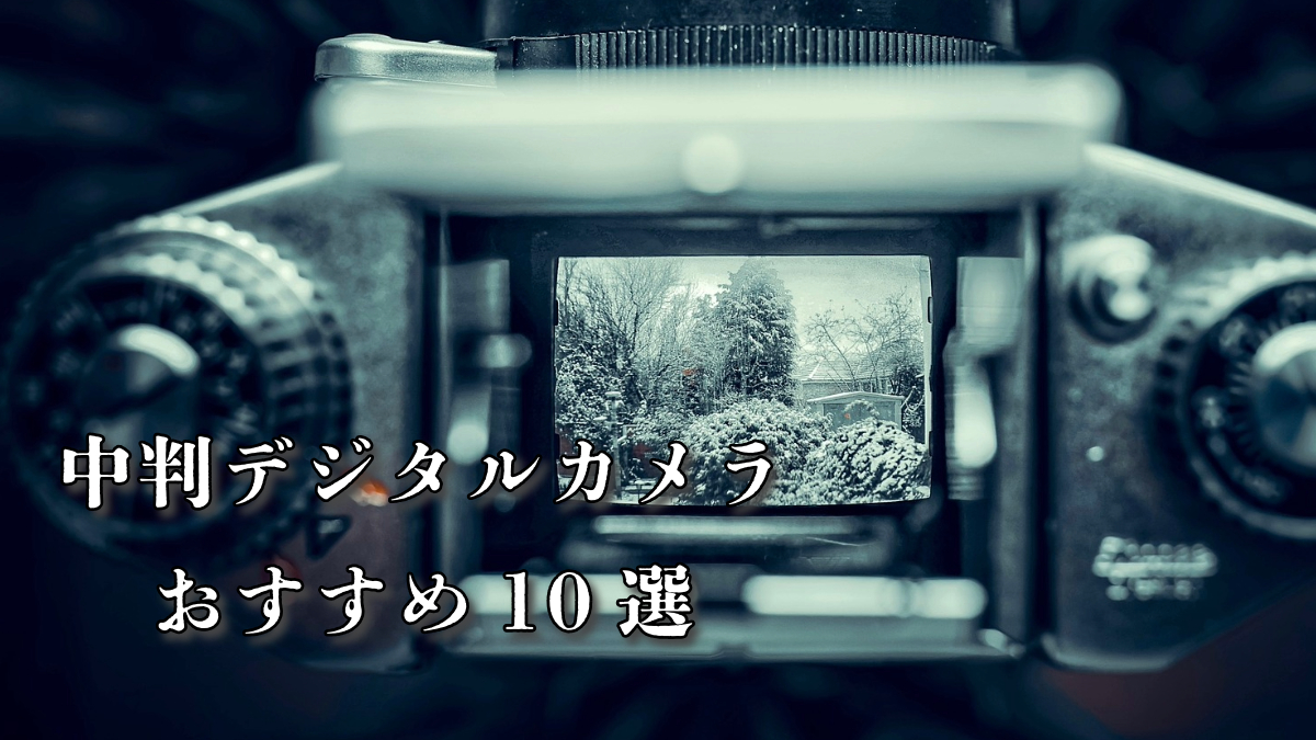 2026年】中判デジタルカメラのおすすめ10選！メリットやデメリットも