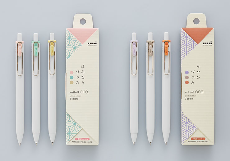 ユニボール ワンから和の魅力を伝える限定色。「桜もなか色」「翡翠色