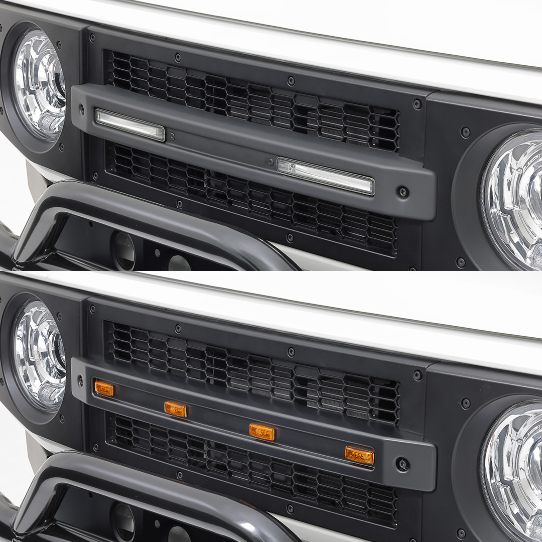 レイヤードグリル オプション ランプバー (ABS製)（JB64,JB74,JC74