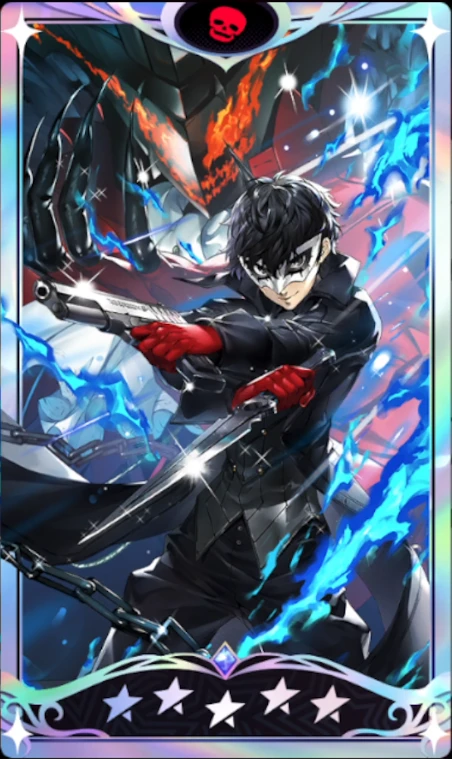 ペルソナ5 P5A 箱クエスト あたり 色紙 ジョーカー/主人公/雨宮蓮