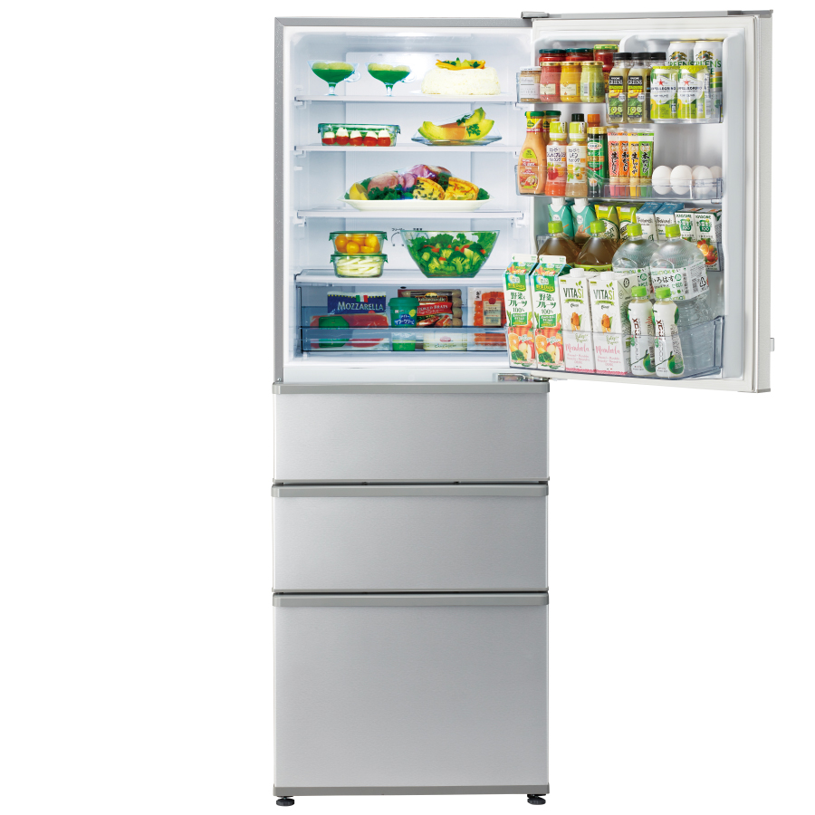 883Nアクア大型冷蔵庫355L 単身用家族用