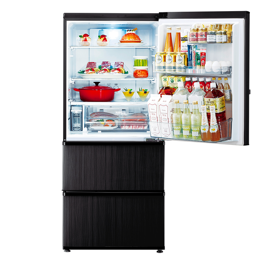 AQUA】アクア ノンフロン冷凍冷蔵庫 AQR-27M(S) 272L 2022年製 動作