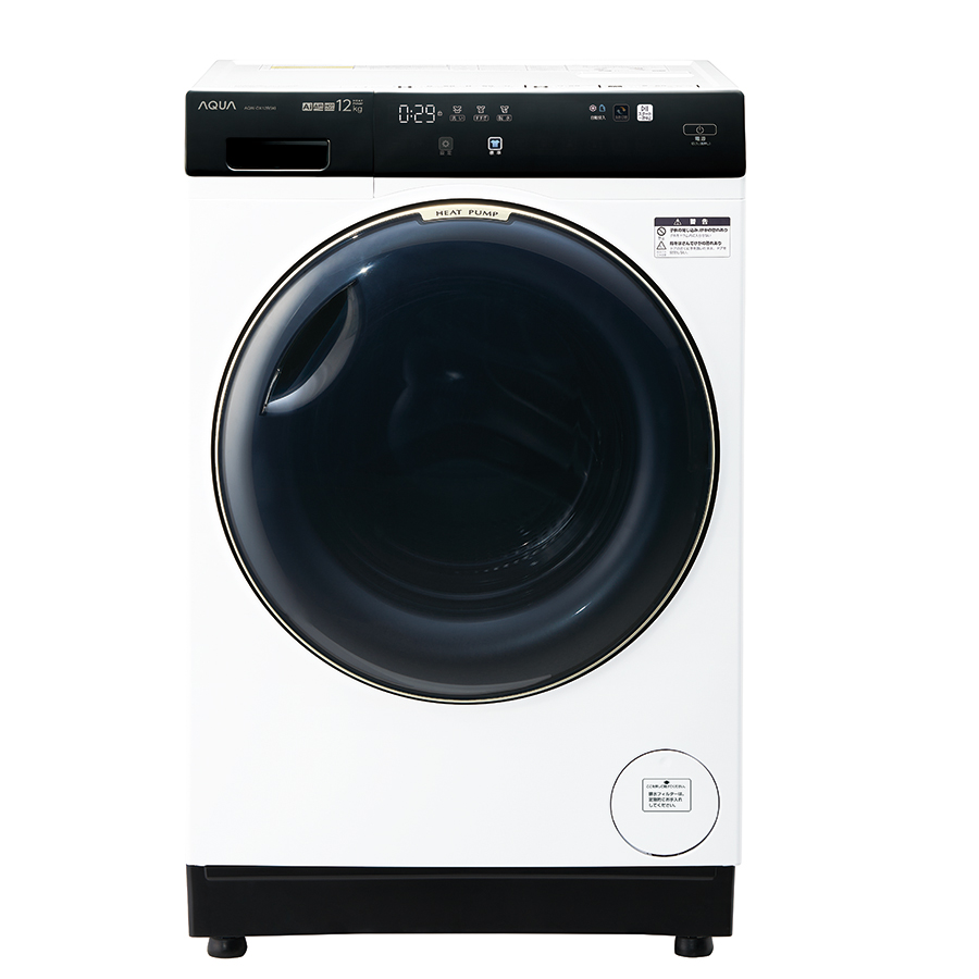 AQUAドラム式洗濯乾燥機 AOW-DX12N 2023年製 12kgたのメル便 AQW-DX12N