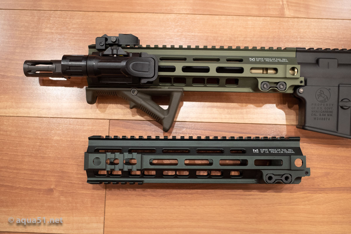 FBI HRT OD ライフル製作記-4(東京マルイ GBB) | aqua5150 gear review