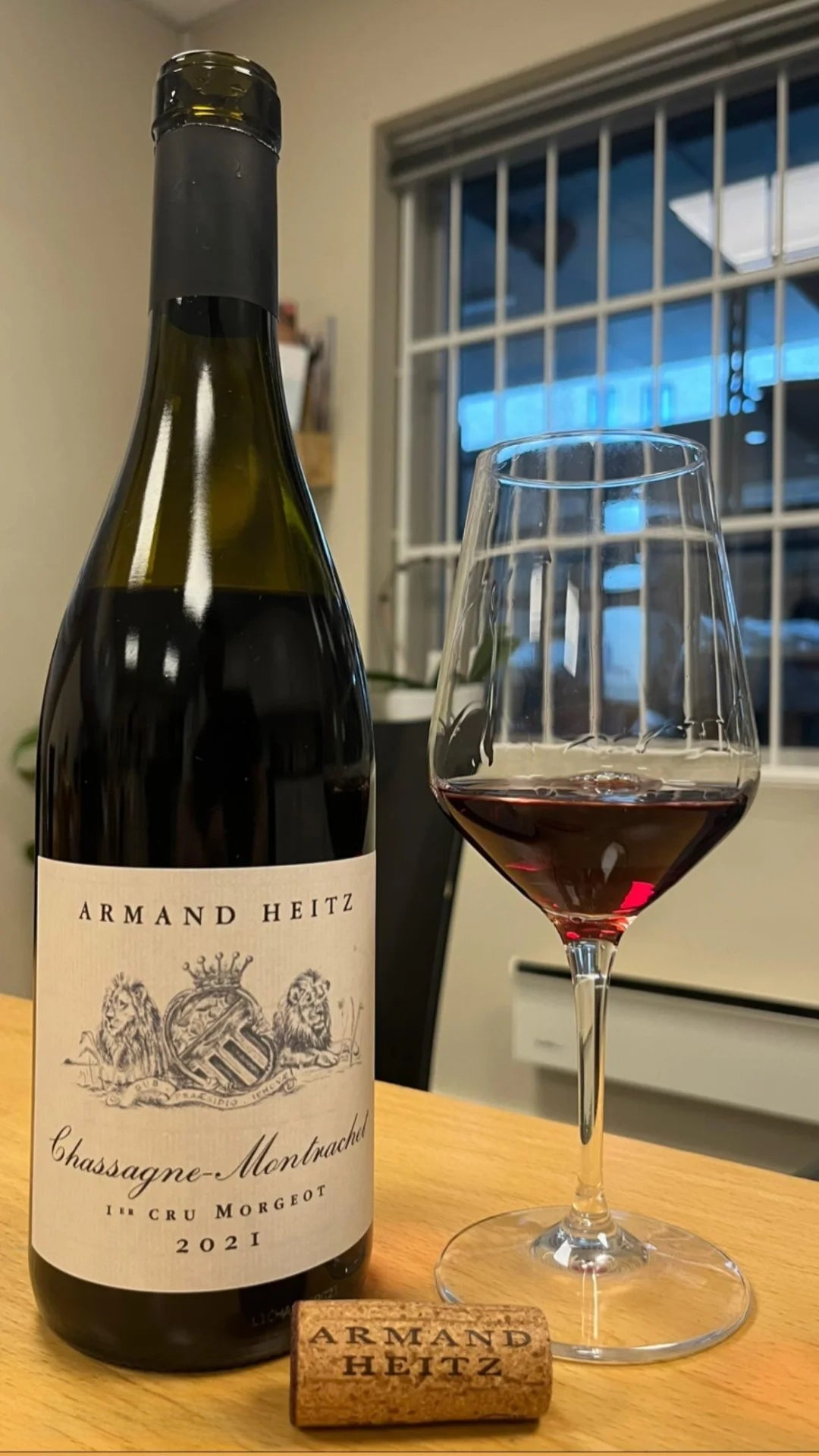 Chassagne-Montrachet 1er Cru - Morgeot pinot noir | Armand Heitz