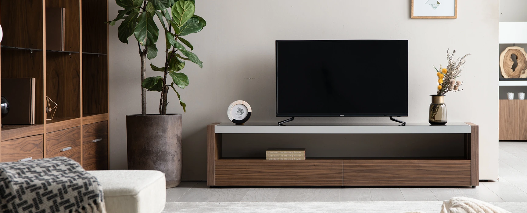 アルモニアダークブラウン スリットデザイン テレビ台 楽天市場