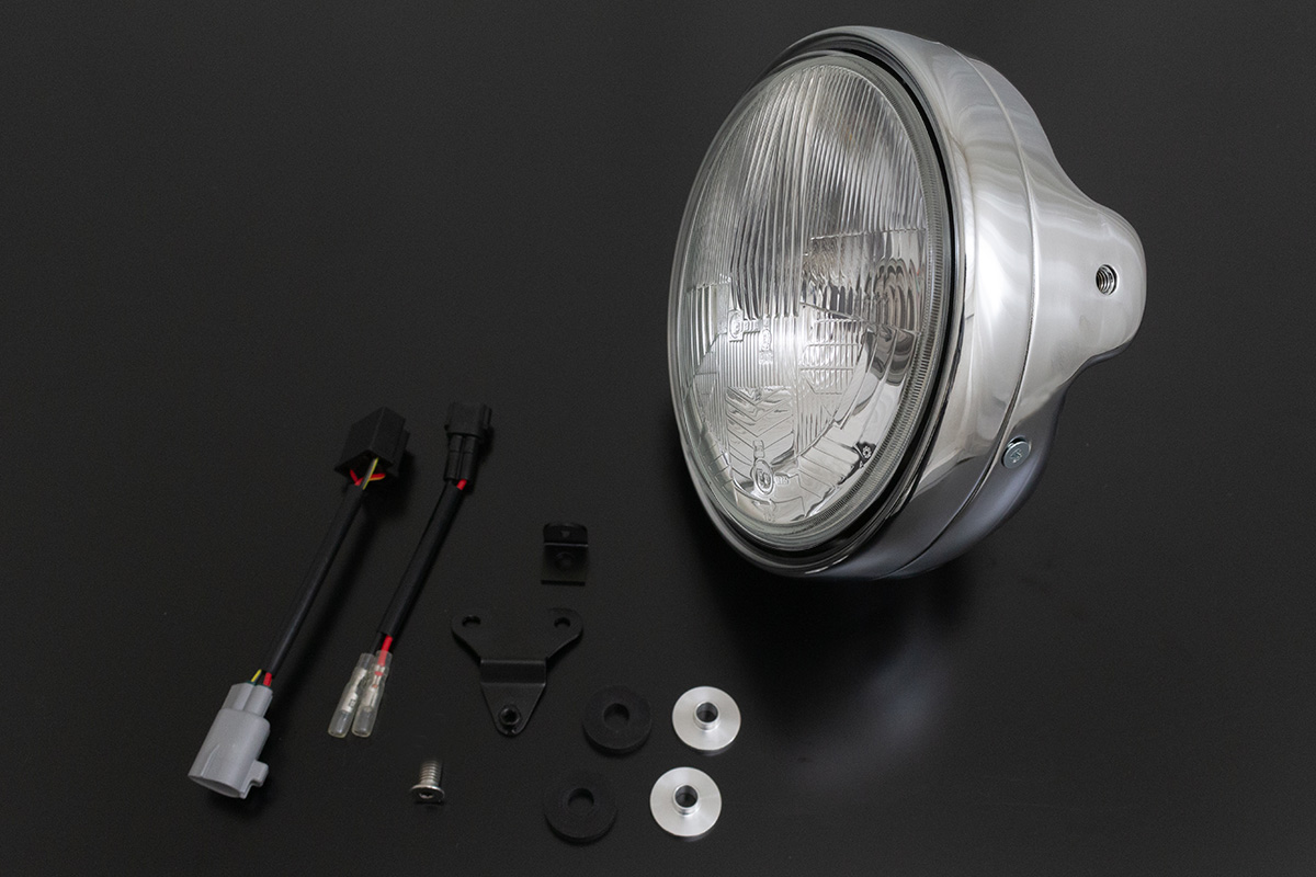 当時物 シビエ 凹み ヘッドライト CIBIE スーパーオスカー マーシャル