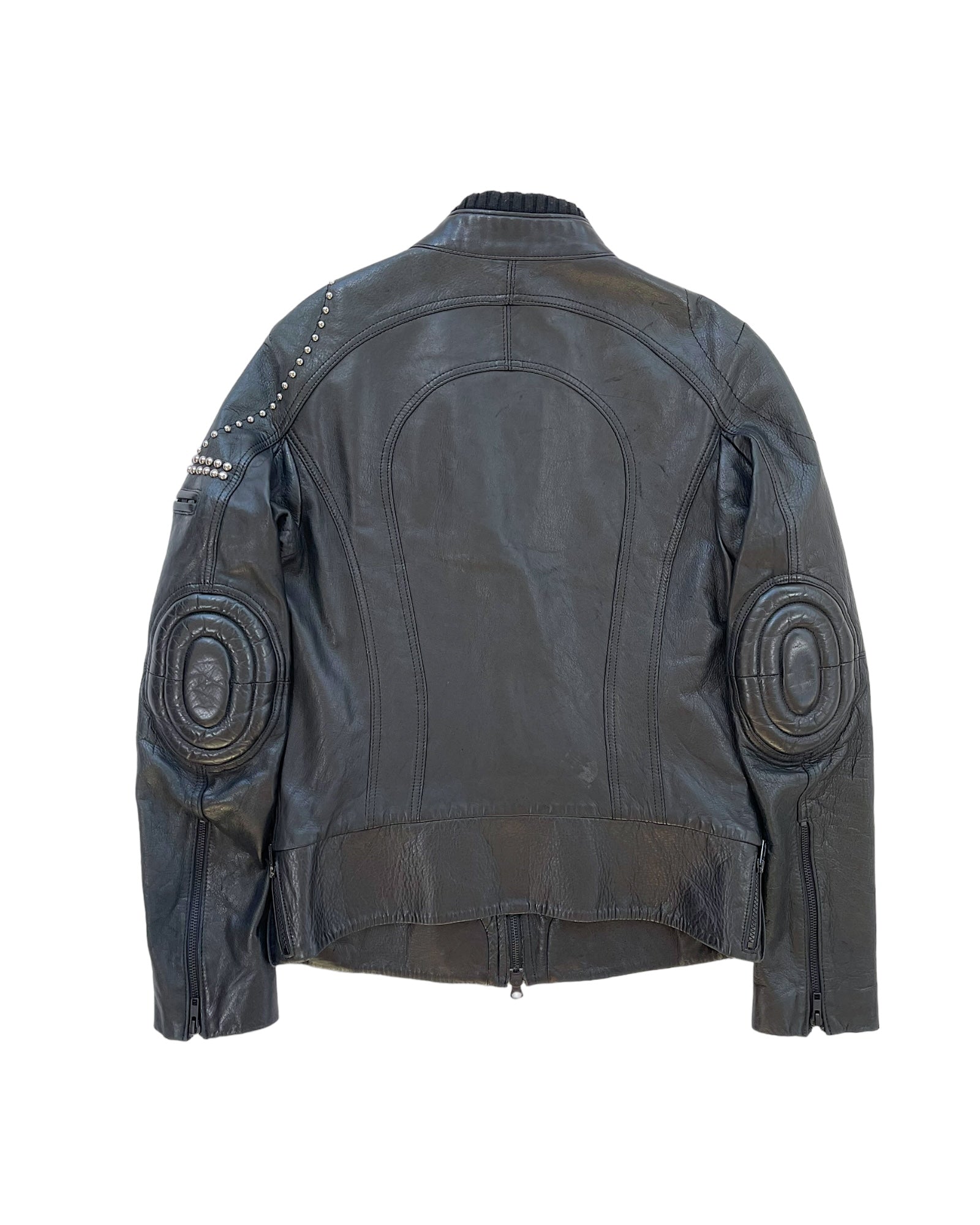 L.G.B. (Le Grand Bleu) SS-Riders Studded Padded Elbow Leather Moto