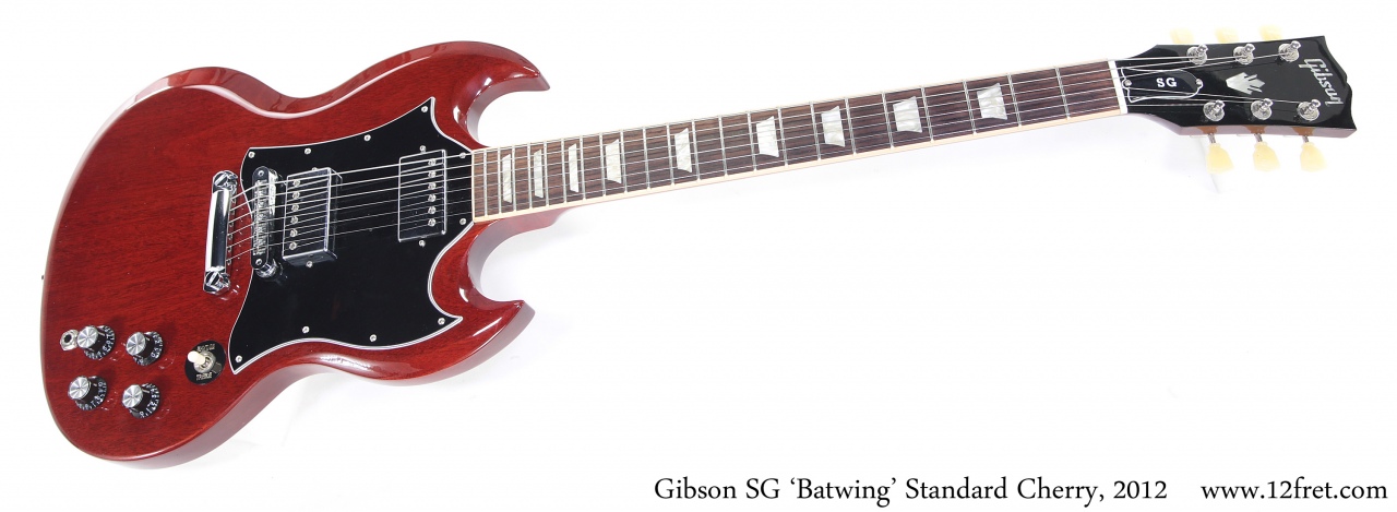 Gibson SG 'Batwing' Standard Cherry, 2012 - The Twelfth Fret