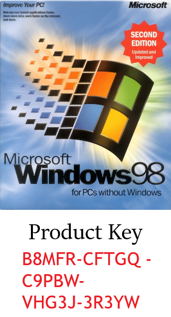 Windows 98 Second Edition ISO File : Microsoft : Free Download