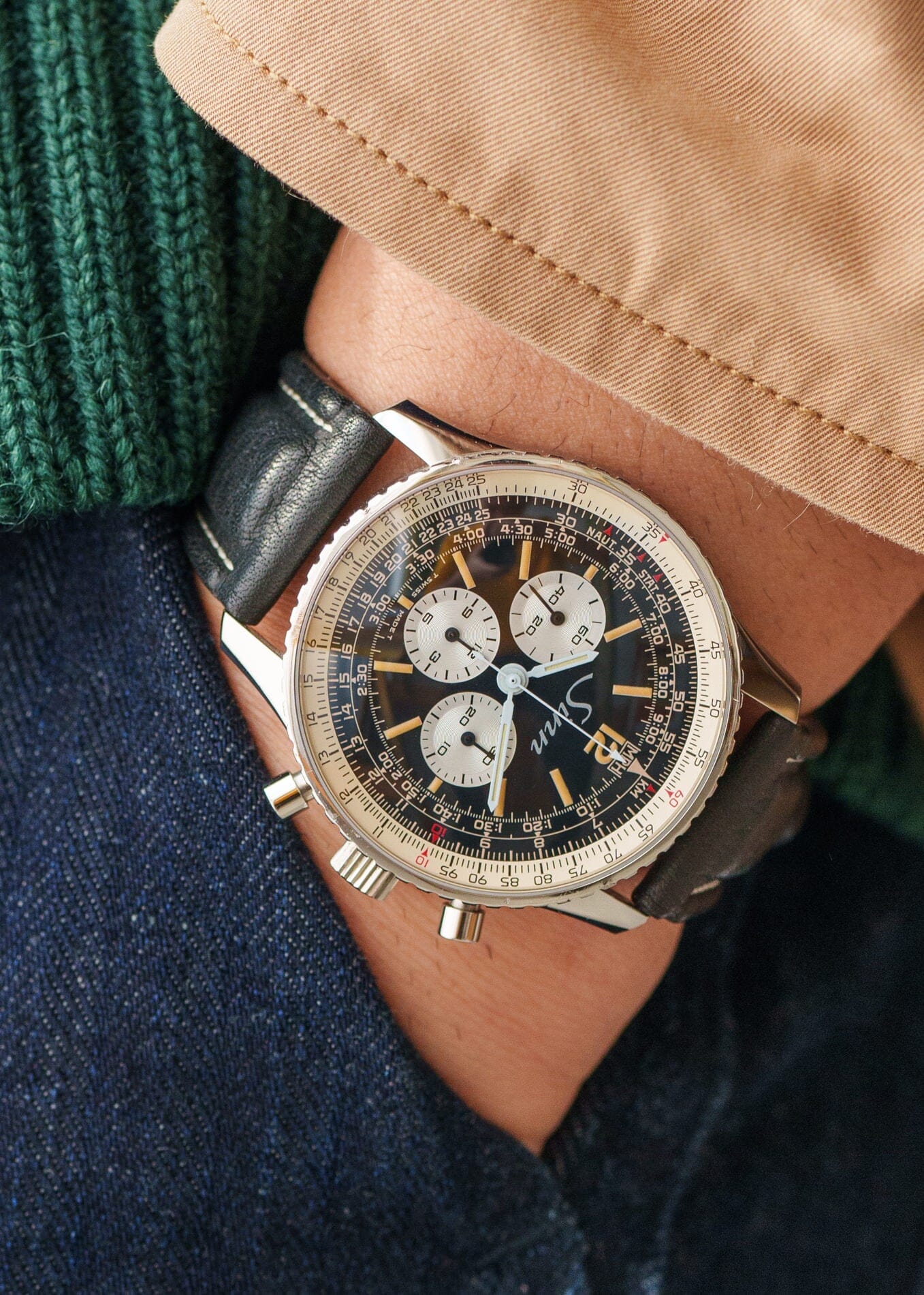 購入 エルナルド（Elnard）・スイス製 M-6040 手巻き時計