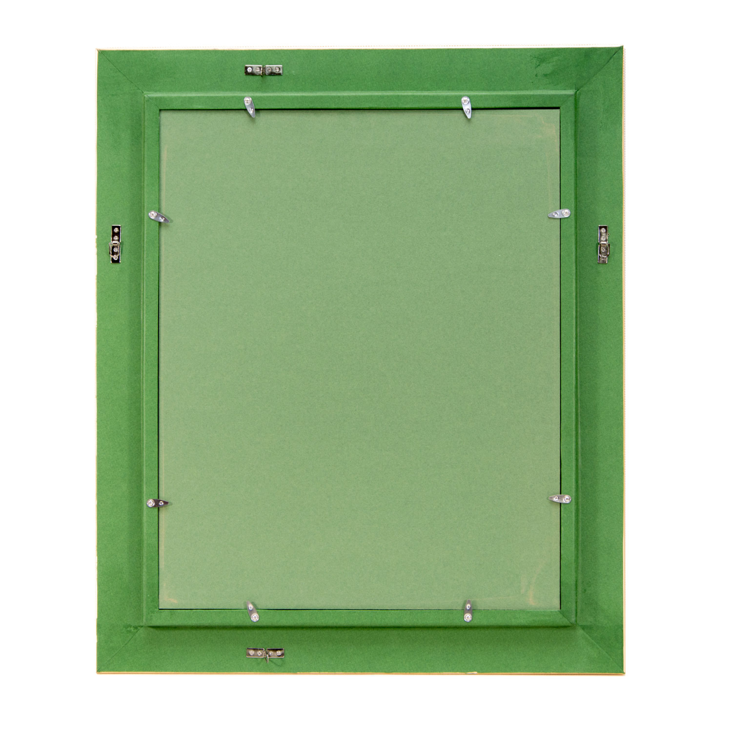 新品）ゴールドフレーム 油彩額縁 緑色マット付き6号F用 【公式通販】