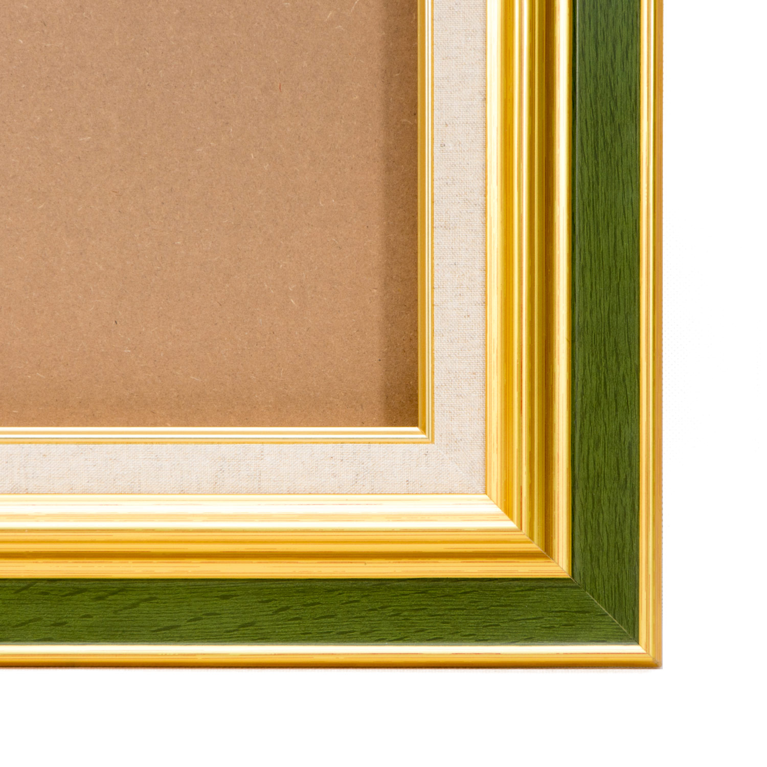 油彩額 ゴールド＋モスグリーン 163 | 額縁の通販 アートフレーム