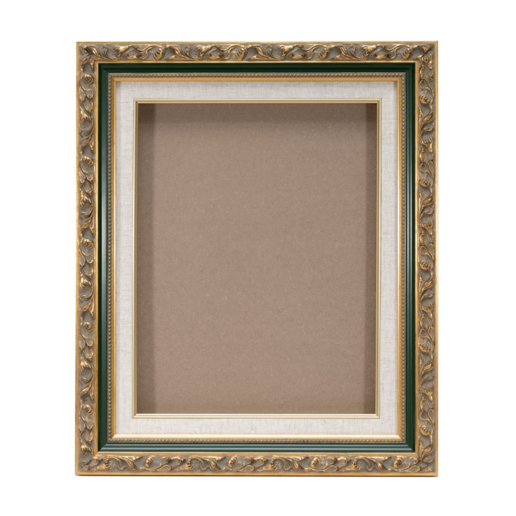 額縁】4枚セットF6&F4☆木製油彩額・枠のみ・グレー・ベージュ