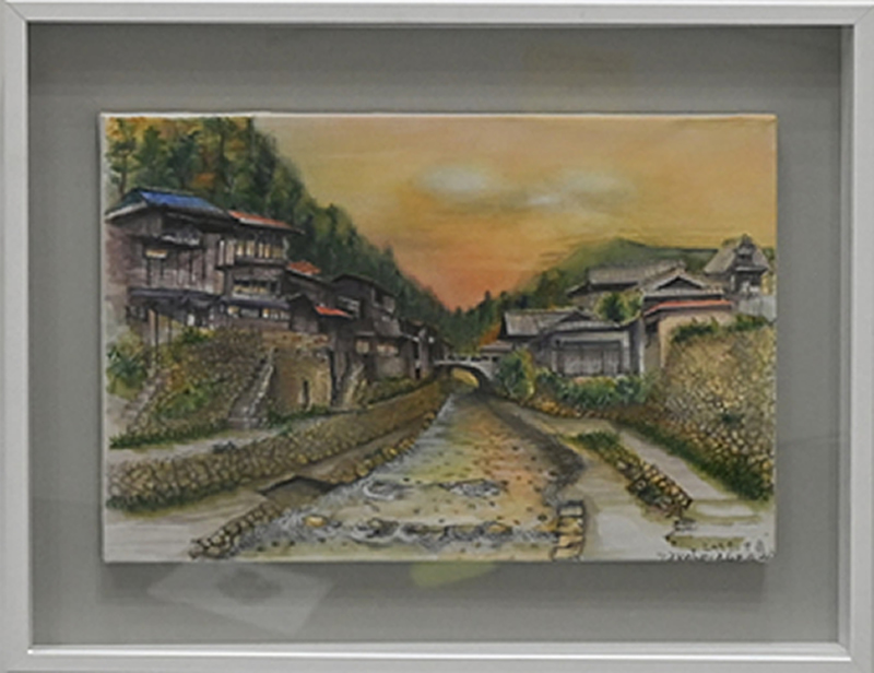 9/27～28❣️沼田かずゑ❣️紺綬褒章◇新協美術会◇F2号◇評価9.6