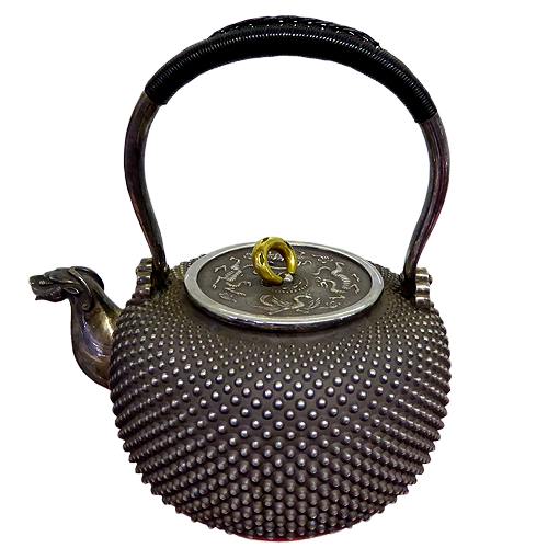 銀打出彫刻茶器 巌月庵所蔵 銀細工 骨董 奈良蔵出し 古玩 アンティーク