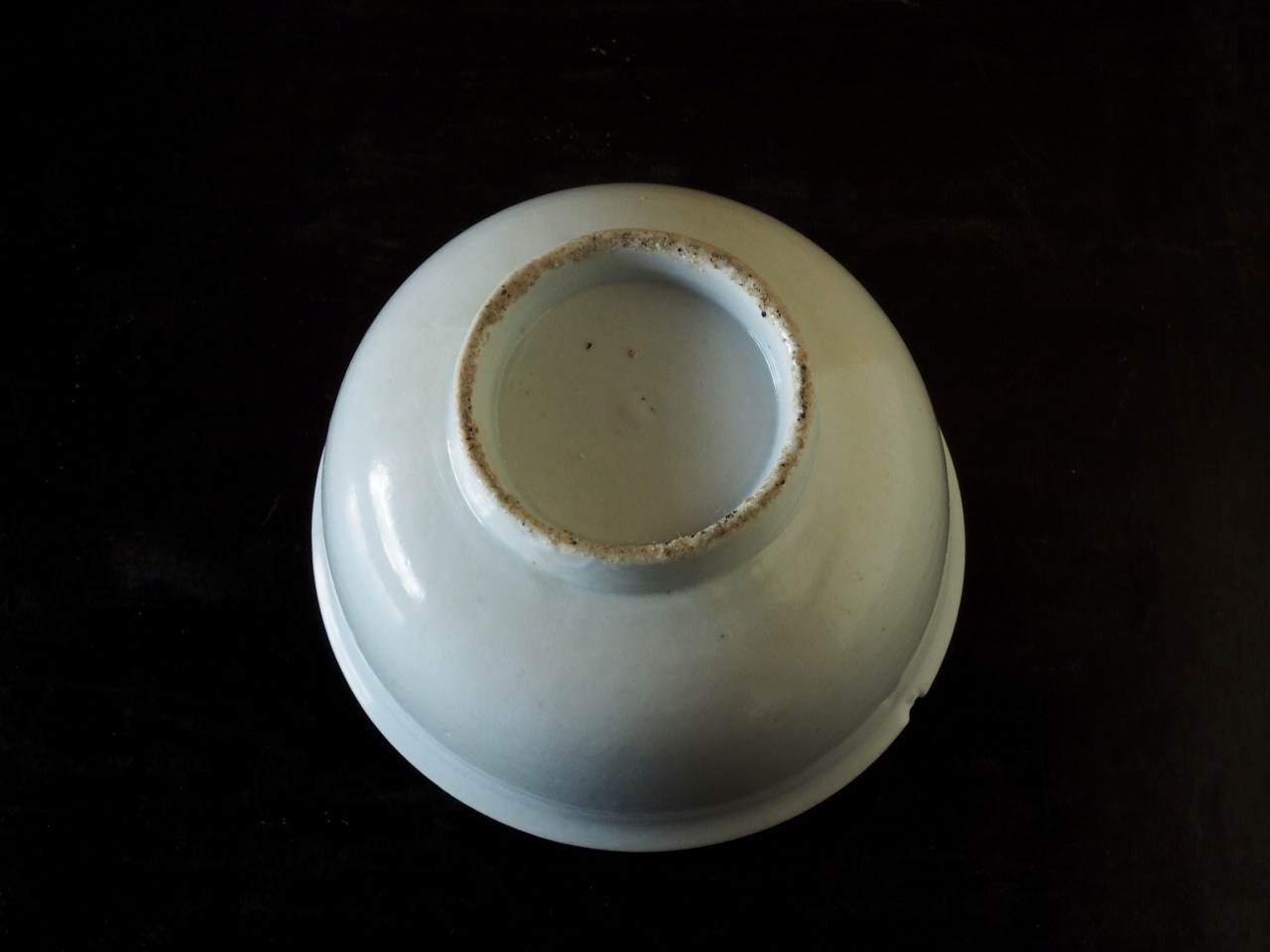 李朝白磁鉢文化財管理局紙印菓子鉢