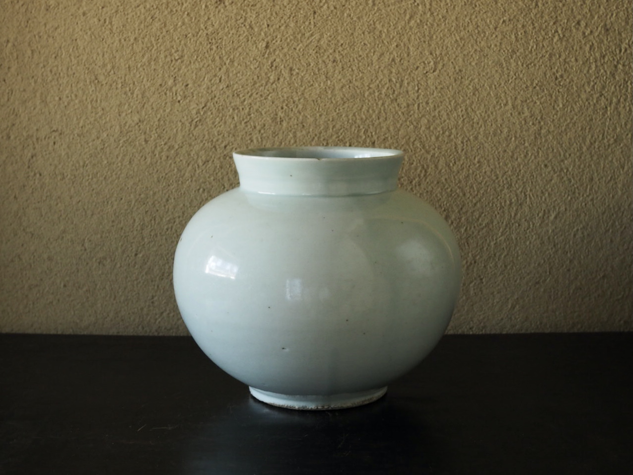 李朝 丸壺 朝鮮美術 古美術 古道具 アンティーク 古壺 李朝壺 李朝 総