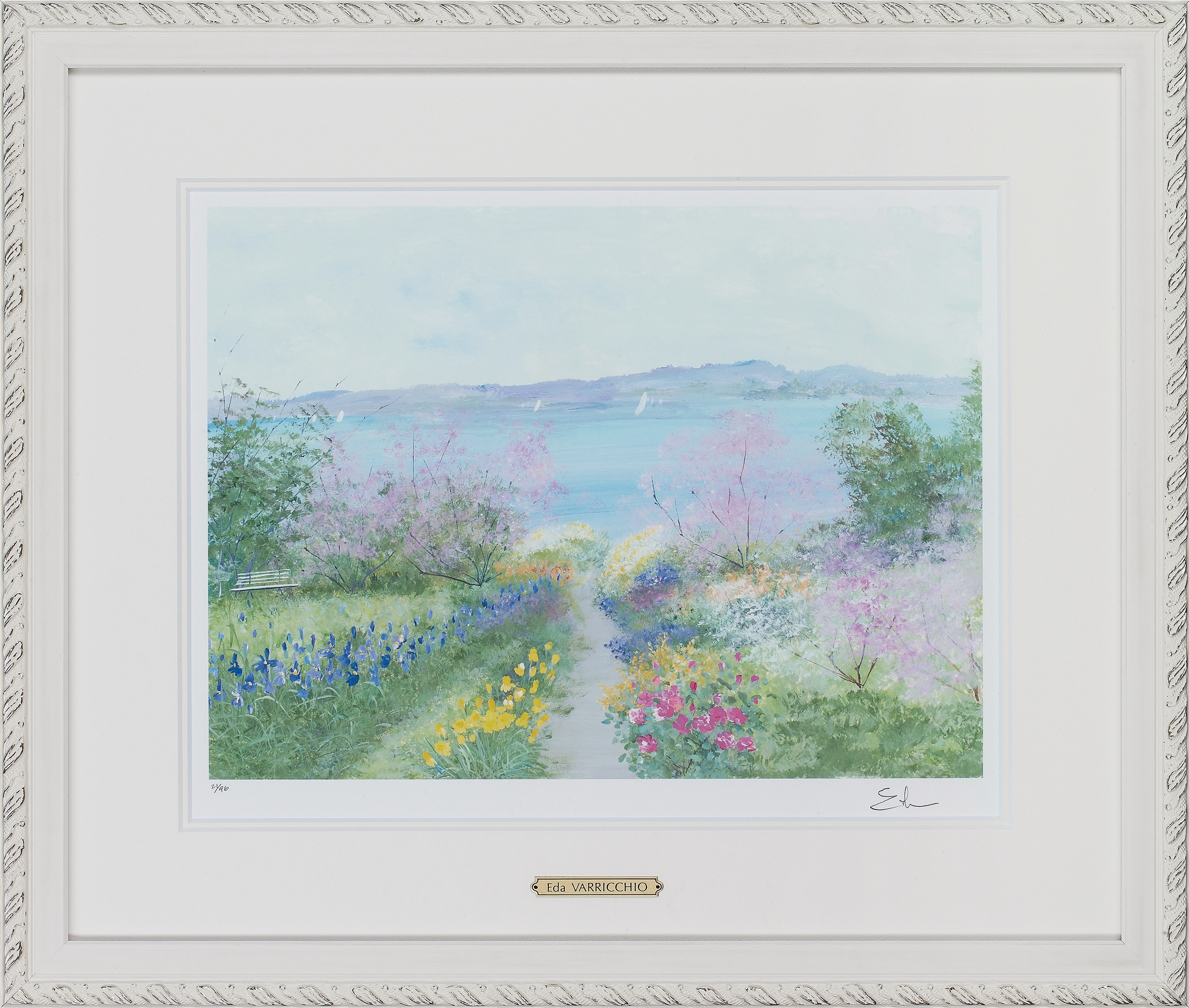 イーダ ヴァリッキオ 限定版画 額装 シルクスクリーン☆直筆サイン