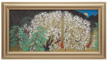 日本人の心の拠り所『桜』の壮大な絵画(サイン入り) 日本人の心の