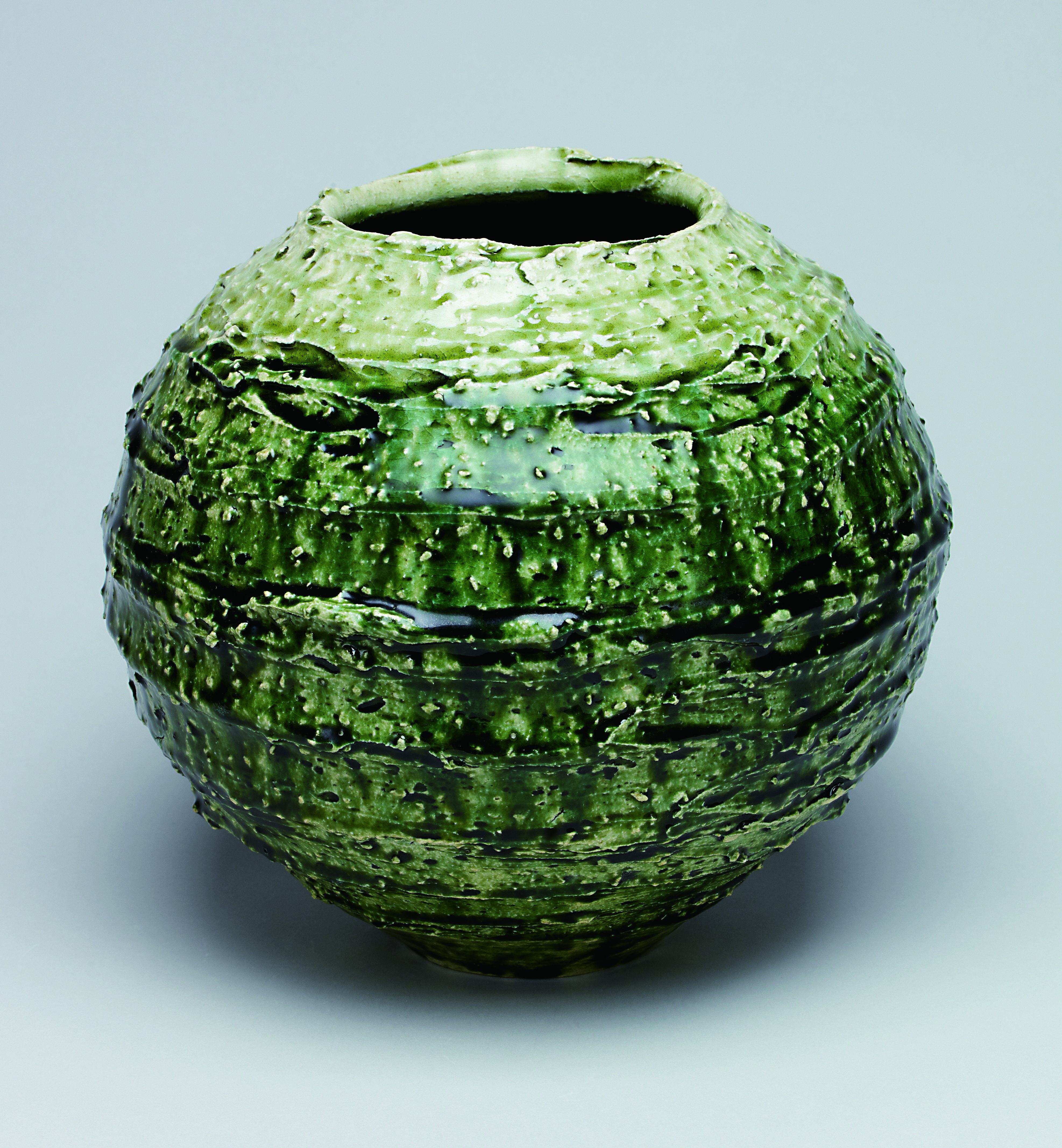 鈴木徹『 緑釉壺 ① 【1点限り】』 | 陶芸作品 | 日経アート