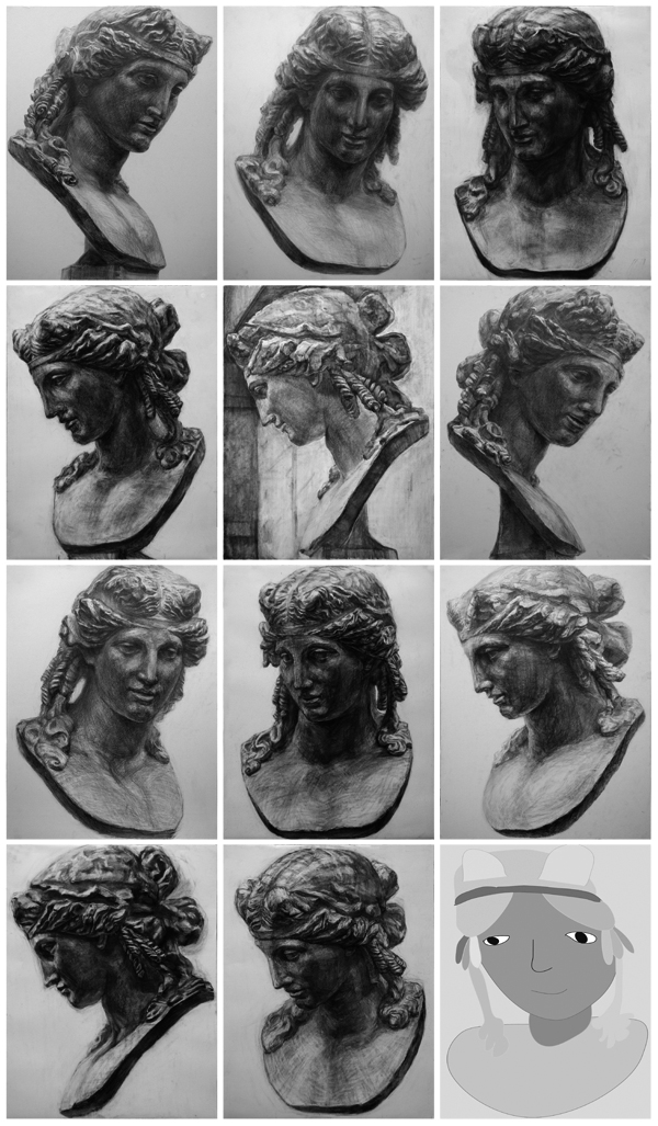 石膏像 アリアス 像 女神像 重さ11Kg 高さ72cm デッサン XZ3800 石膏像