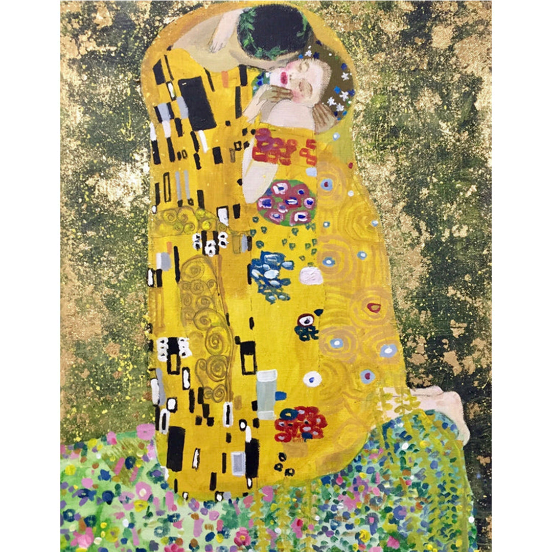 Gustav Klimt The Kiss グスタフ クリムト 接吻 アート作品 artwine