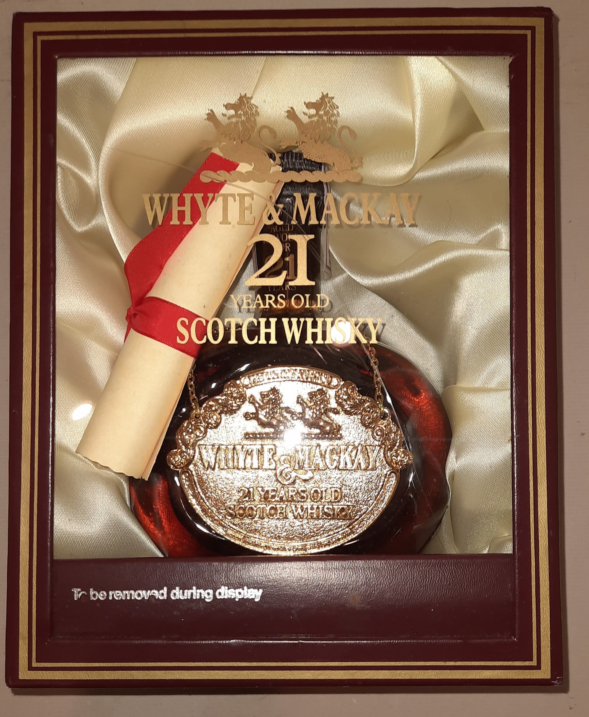 未開栓ホワイト＆マッカイ21年 スコッチウイスキー WHYTE & MACKAY