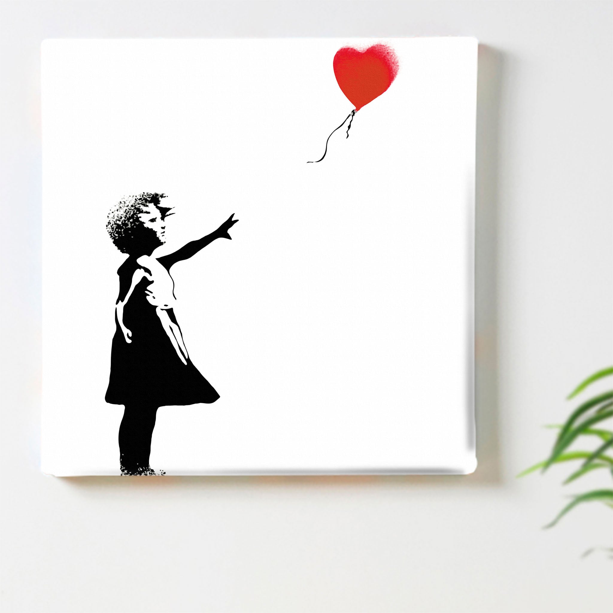 ビジュー アートパネル バンクシー 風船と少女 壁掛け パネル アート