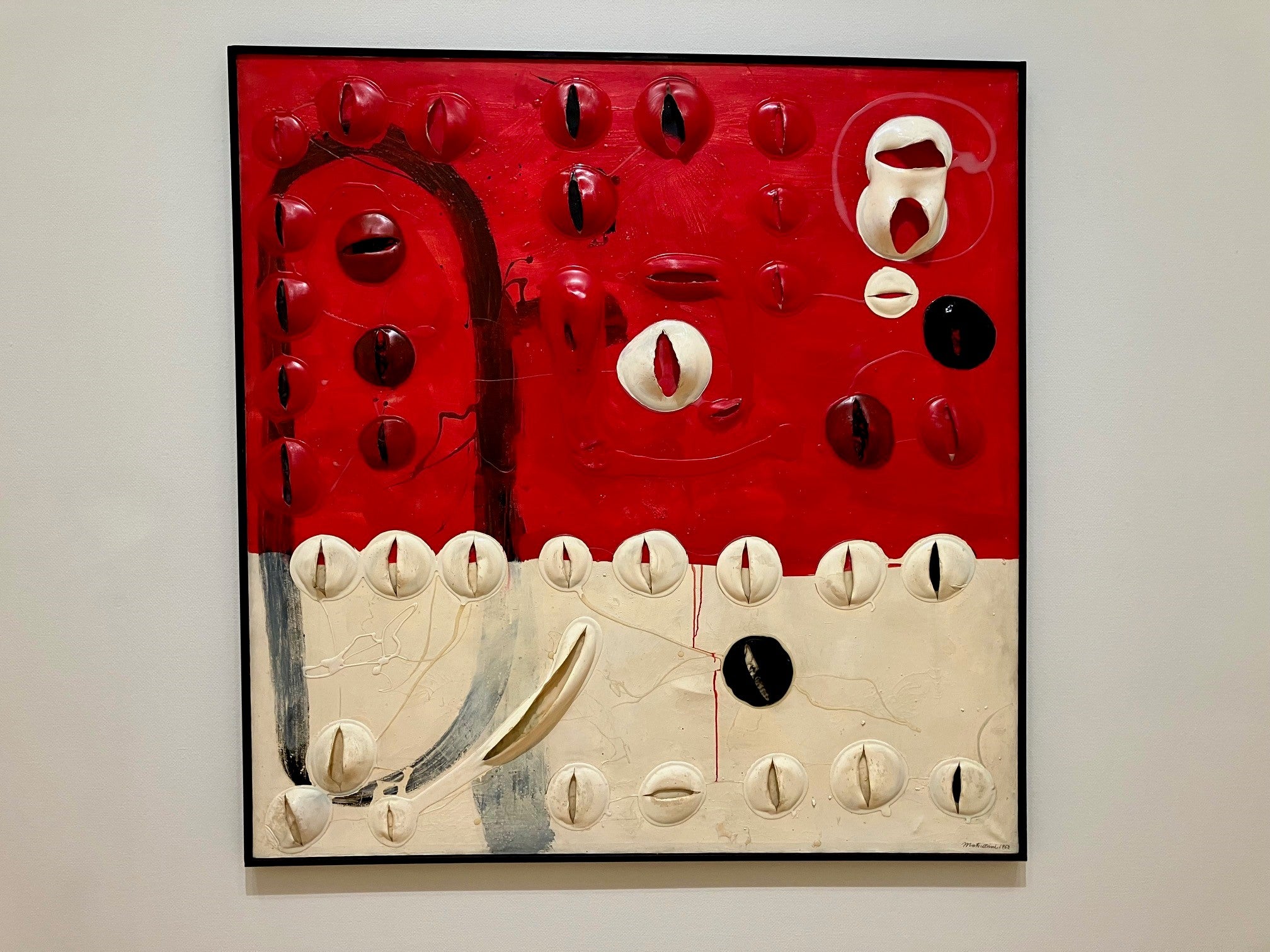 松谷武判 パリ・ポンピドMatsutani Takesada 希少 大幅値下げ 松谷武判