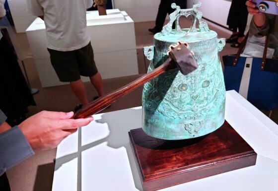 古董，古藝術品，龍頭置物，鎮宅，辟邪，古銅製，重4000克（旧家藏出し