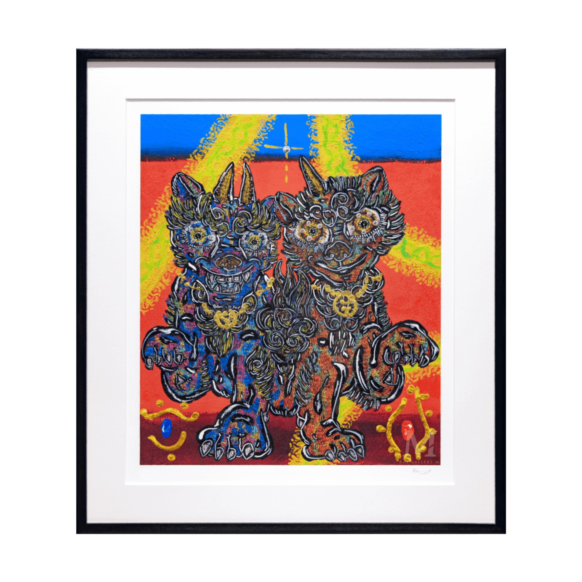 小松美羽 版画 天地の守護神 ED50 小松美羽 | Whitestone Gallery 小松