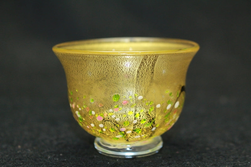 黒木国昭 手吹きガラス花器 銘:夢 共箱 栞 無傷美品 ガラス工芸 2025年