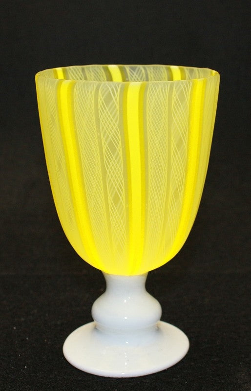 藤田喬平 手吹 ヴェニス ワイン・グラス 共箱 未使用美品 文化勲章受章