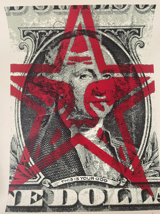 レア！Shepard Fairey(OBEY)xMike Giant サイン入り