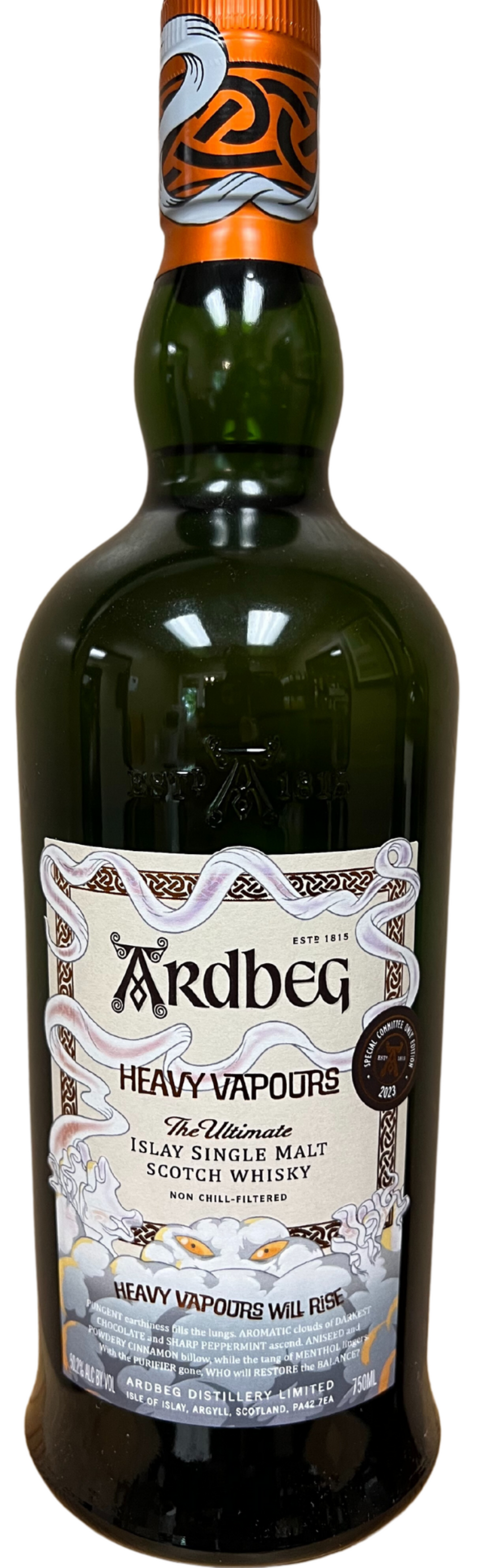 Ardbeg Heavy Vapours Committee Release Islay Single Malt Scotch