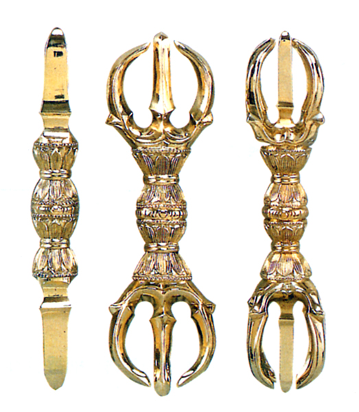 修縁堂】 密教法具 銅製法器法具 細工 五鈷十字杵