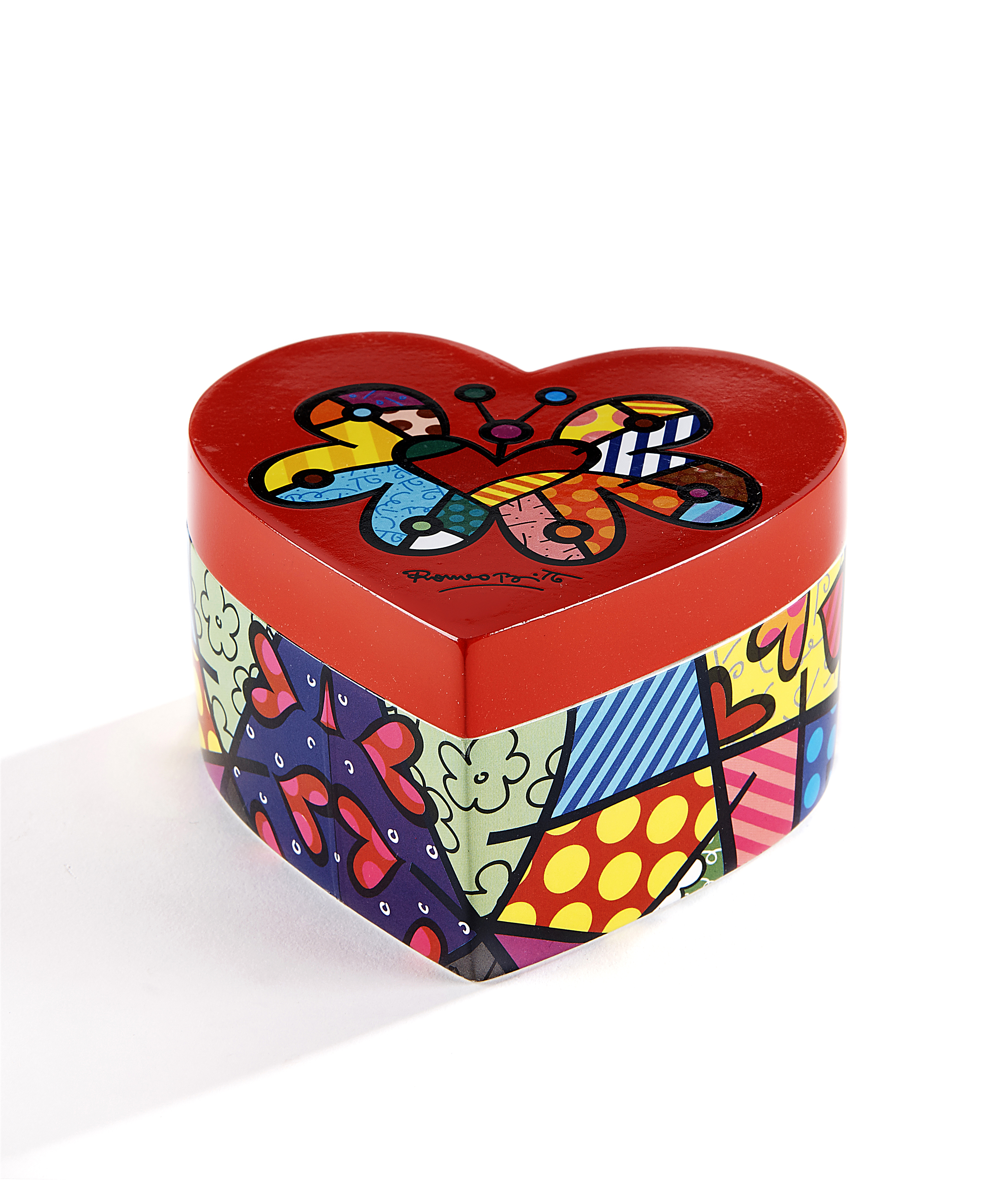 Britto Keepsake Box: Multi-pattern Graphics - Artreco