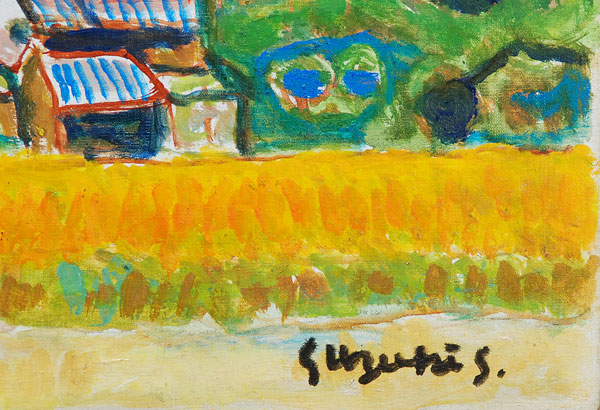 鈴木信太郎 「麥秋」 油彩6号｜【Arts Ship】のむら画廊