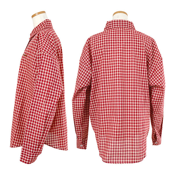 アトリエgg 赤チェックシャツ 19ハーフ 2026年最新】atelier ggの人気