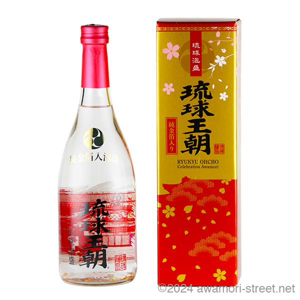 琉球王朝 純金箔入り 古酒ブレンド 25度,720ml / 多良川 / 泡盛