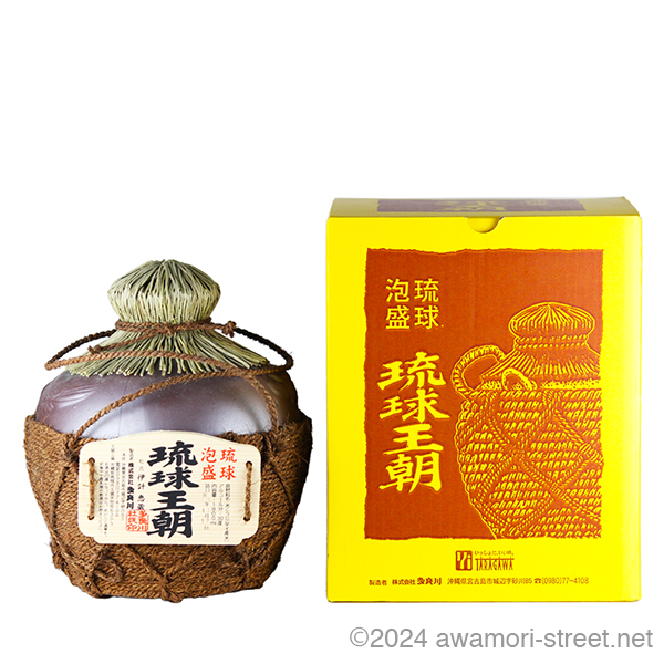 琉球王朝 5号縄巻き壺 30度,900ml / 多良川 / 泡盛ストリート.net