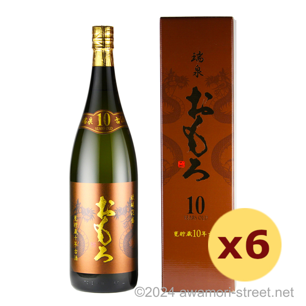 瑞泉 おもろ 10年古酒 43度,1800ml x 6本セット / 瑞泉酒造 / 泡盛