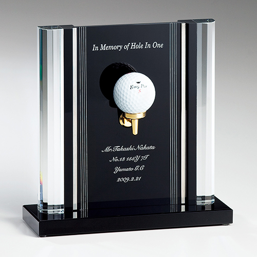 74,800 ホールインワンの栄光を永遠に刻む特別なクリスタルW03-01